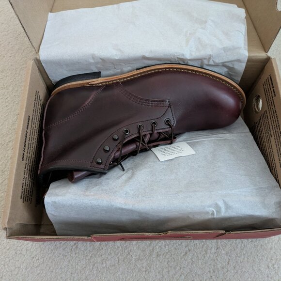 Red Wing Beckman Boot in Black Cherry, 11D - Picture 3 of 16